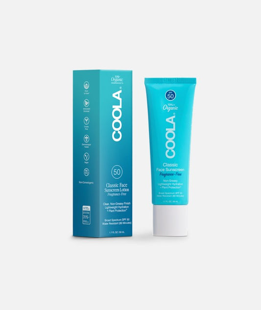 Coola Classic Face SPF50 Moisturiser - Frangrance Free